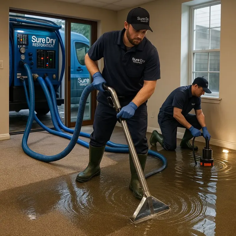 Water Extraction and Removal process in Pelican Bay, TX
